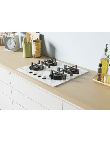 Candy CVG6WW Bianco Da incasso 59 cm Gas 4 Fornello(i)