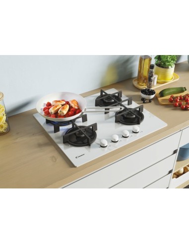 Candy CVG6WW Bianco Da incasso 59 cm Gas 4 Fornello(i)