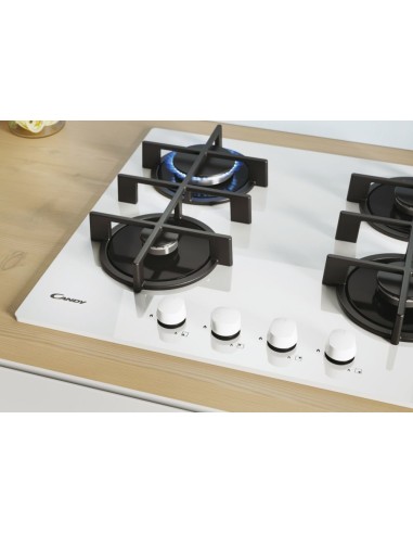 Candy CVG6WW Bianco Da incasso 59 cm Gas 4 Fornello(i)