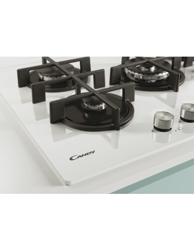 Candy CVG74WPW Bianco Da incasso 74 cm Gas 5 Fornello(i)