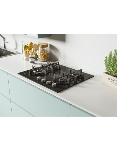 Candy CDK6GF4WEKB Nero Da incasso 59.5 cm Gas 4 Fornello(i)