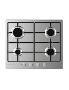 Candy Timeless CDOY6GRX Acciaio inossidabile Da incasso 59 cm Gas 4 Fornello(i)