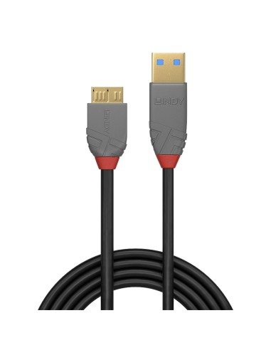 Lindy 36766 cavo USB 1 m USB 3.2 Gen 1 (3.1 Gen 1) USB A Micro-USB B Nero