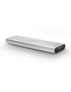 Lindy 43095 contenitore di unità di archiviazione Box esterno SSD Argento M.2 2