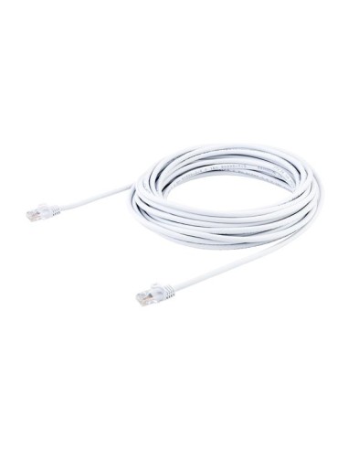 StarTech.com Cavo di Rete da 10m Bianco Cat5e Ethernet RJ45 Antigroviglio