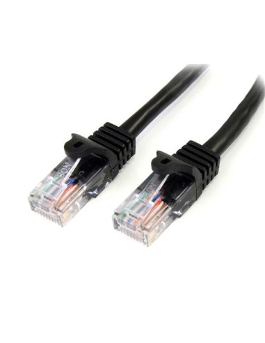 StarTech.com Cavo di rete CAT 5e - Cavo Patch Ethernet RJ45 UTP Nero da 3m antigroviglio