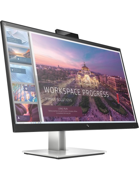 HP E24d G4 60,5 cm (23.8") 1920 x 1080 Pixel Full HD LED Nero, Argento