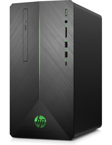 HP Pavilion Gaming 690-0027nl DDR4-SDRAM 1600 Mini Tower AMD Ryzen™ 5 8 GB 1128 GB HDD+SSD Windows 10 Home PC Nero