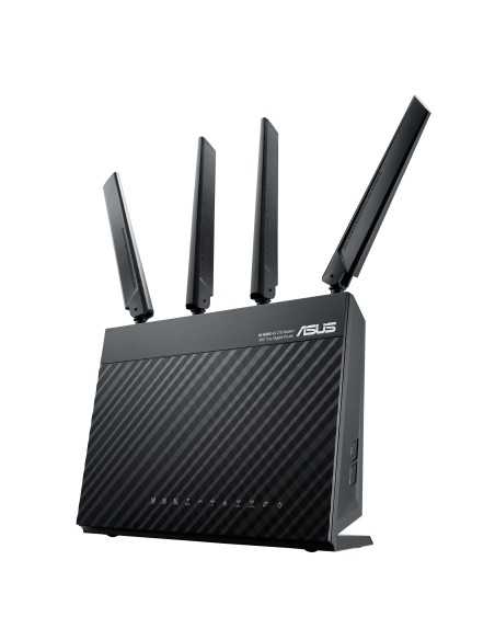 ASUS 4G-AC68U router wireless Gigabit Ethernet Dual-band (2.4 GHz 5 GHz) 3G Nero