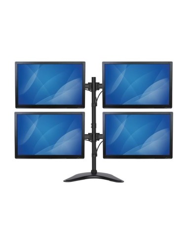 StarTech.com Supporto Articolabile VESA per 4 Montor - Stand per 4 Schermi fino a 27"