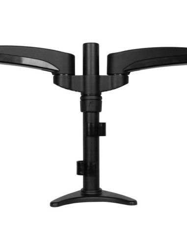 StarTech.com Supporto per doppio Monitor LCD LED Schermo Display - Braccio Articolato con sistema gestione cavi ad altezza