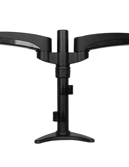 StarTech.com Supporto per doppio Monitor LCD LED Schermo Display - Braccio Articolato con sistema gestione cavi ad altezza