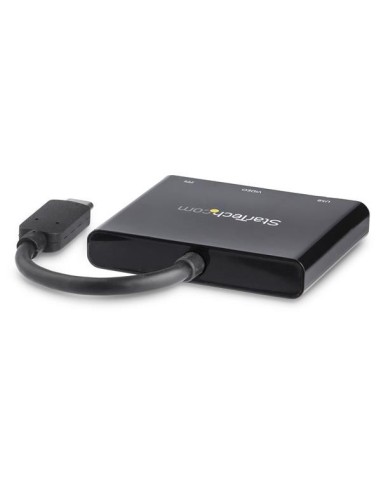 StarTech.com Adattatore multifunzione USB-C a HDMI 4K con fornitura di alimentazione e porta USB-A