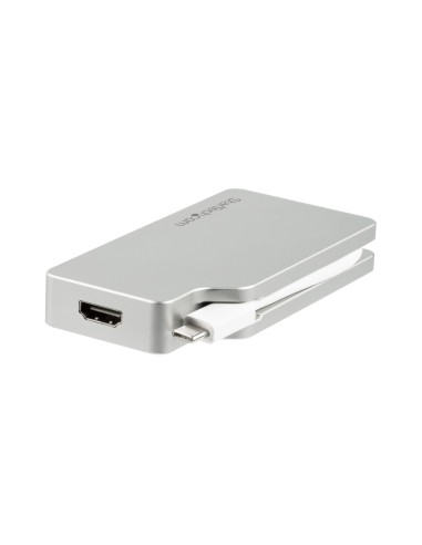 StarTech.com Adattatore Audio Video da Viaggio 4 in 1 - USB Type-C a VGA, DVI, HDMI o mDP - in Alluminio - 4K
