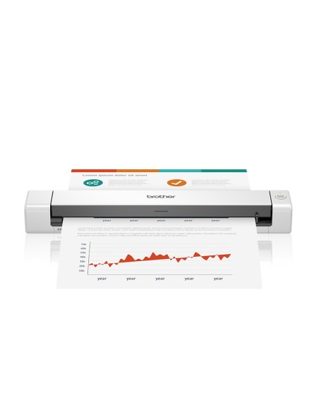 Brother DS-640 scanner Scanner portatile 1200 x 1200 DPI A4 Nero, Bianco