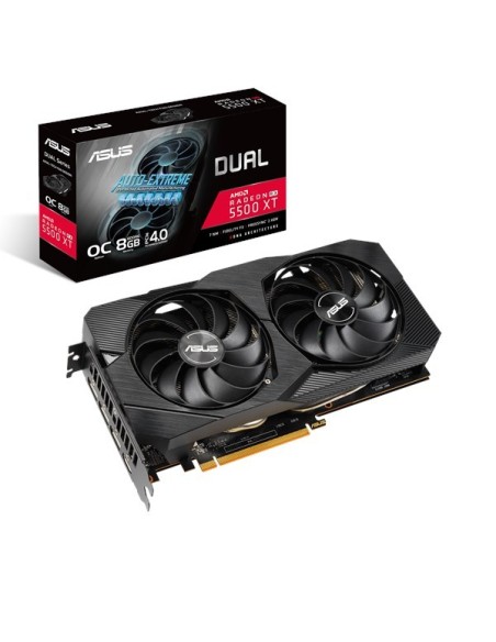 ASUS Dual 90YV0DV1-M0NA00 scheda video AMD Radeon RX 5500 XT 8 GB GDDR6