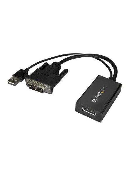 StarTech.com Adattatore DVI a DisplayPort alimentato via USB - 1920x1200