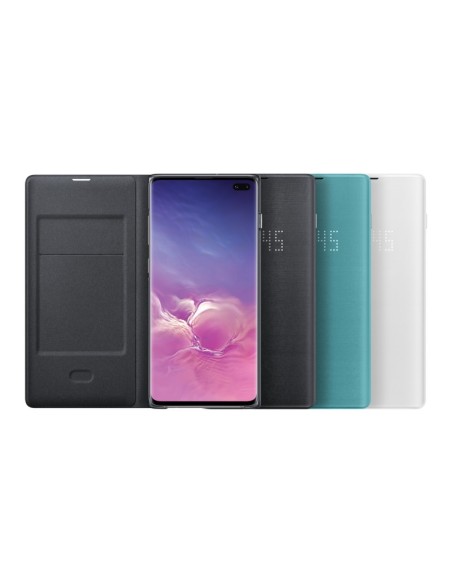 Samsung EF-NG975 custodia per cellulare 16,3 cm (6.4") Custodia flip a libro Nero
