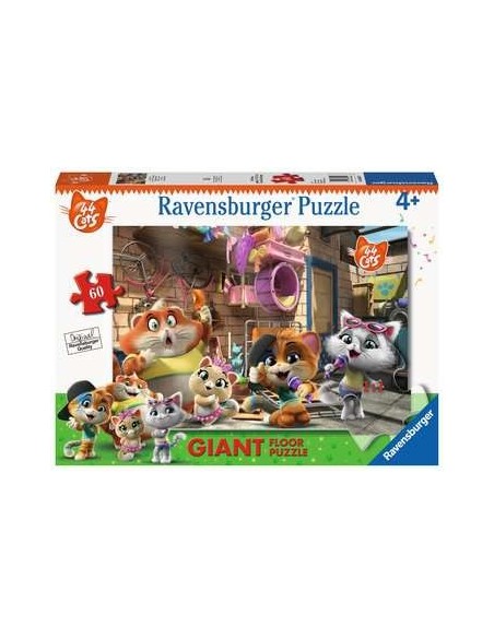 Ravensburger 44 Gatti - Puzzle 60 pezzi giant