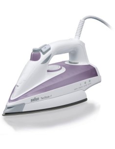 Braun TexStyle 7 TS715 Ferro da stiro a secco e a vapore 2300 W Rosa, Bianco