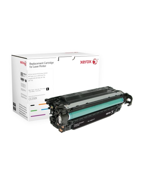 Xerox Cartuccia toner nero. Equivalente a HP CE250X. Compatibile con HP Colour LaserJet CM3530 MFP, Colour LaserJet CP3525
