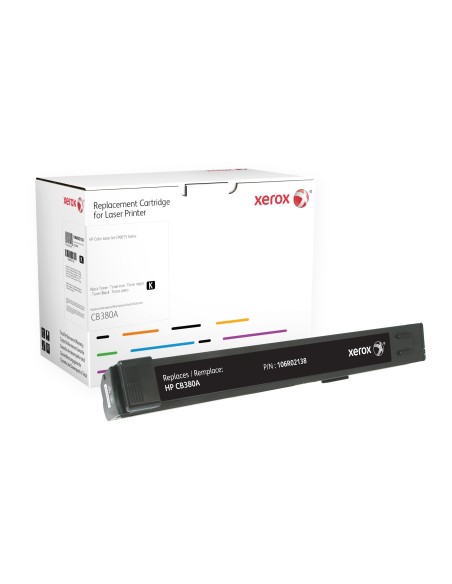 Xerox Cartuccia toner nero. Equivalente a HP CB380A. Compatibile con HP Colour LaserJet CP6015