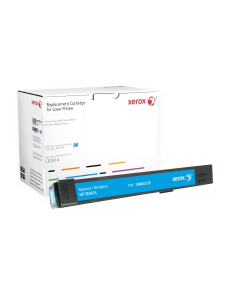 Xerox Cartuccia toner ciano. Equivalente a HP CB381A. Compatibile con HP Colour LaserJet CM6030 MFP, Colour LaserJet CP6015