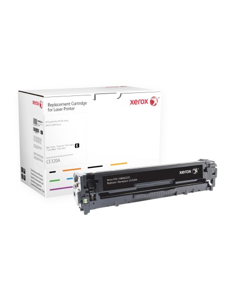 Xerox Cartuccia toner nero. Equivalente a HP CE320A. Compatibile con HP Colour LaserJet CM1415, Colour LaserJet CP1210, Colour