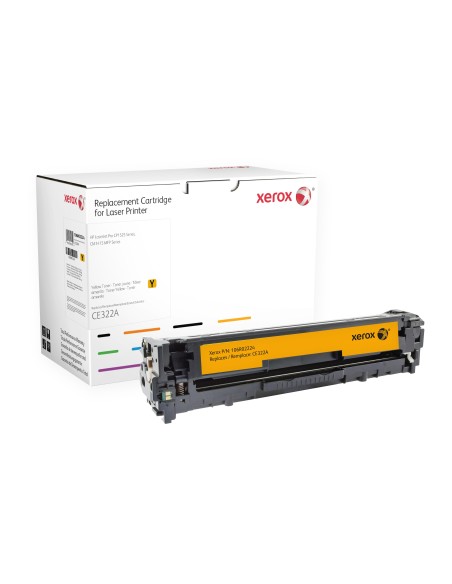 Xerox Cartuccia toner giallo. Equivalente a HP CE322A. Compatibile con HP Colour LaserJet CM1415, Colour LaserJet CP1210,