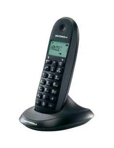 Motorola C1001L Telefono DECT Identificatore di chiamata Nero