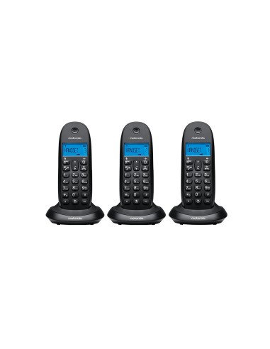 Motorola C1003LB+ Telefono DECT Identificatore di chiamata Nero