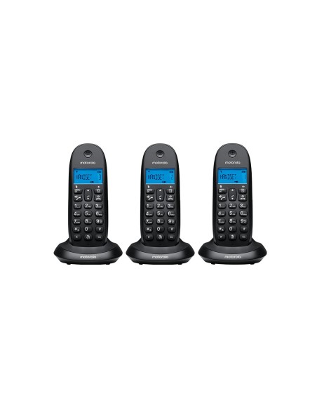 Motorola C1003LB+ Telefono DECT Identificatore di chiamata Nero