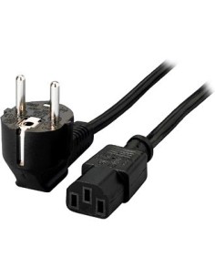 Equip 112120 cavo di alimentazione Nero 1,8 m Accoppiatore C13 CEE7 4