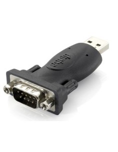 Equip 133382 adattatore per inversione del genere dei cavi USB A RS-232 Nero