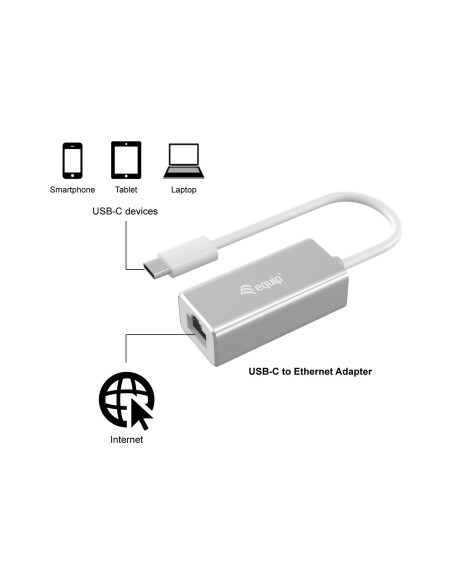 Equip 133454 scheda di rete e adattatore Ethernet 1000 Mbit s