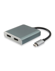 Equip 133464 adattatore grafico USB 4096 x 2160 Pixel Grigio