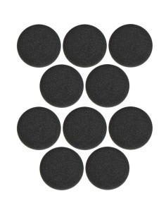 Jabra 14101-45 cuscinetto per auricolari Schiuma Nero 10 pz