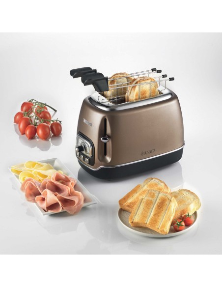 Ariete 0158 2 fetta e 810 W Bronzo