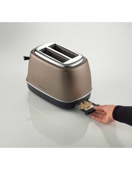 Ariete 0158 2 fetta e 810 W Bronzo