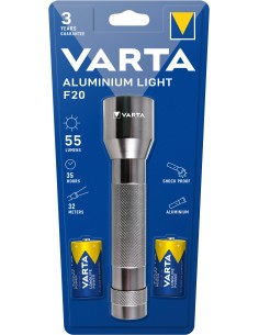 Varta Aluminium Light F20 2C With Batt.
