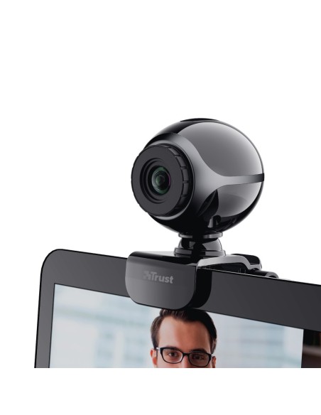 Trust Exis webcam 0,3 MP 640 x 480 Pixel USB 2.0 Nero