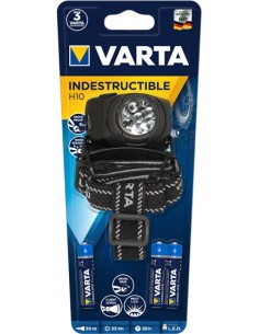 Varta INDESTRUCTIBLE H10 Nero Torcia a fascia LED