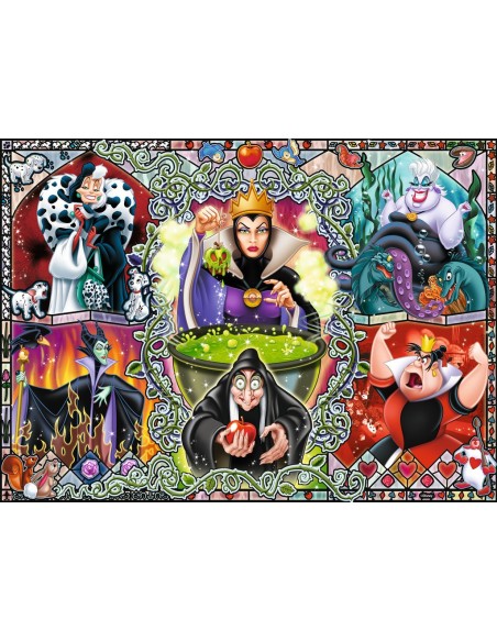 Ravensburger Disney Wicked Women Puzzle 1000 pz Cartoni