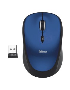 Trust 19663 mouse RF Wireless Ottico 1600 DPI 2