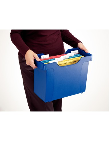 Leitz 19930035 scatola per la conservazione di documenti Polistirolo Blu