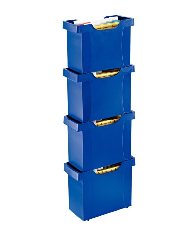 Leitz 19930035 scatola per la conservazione di documenti Polistirolo Blu