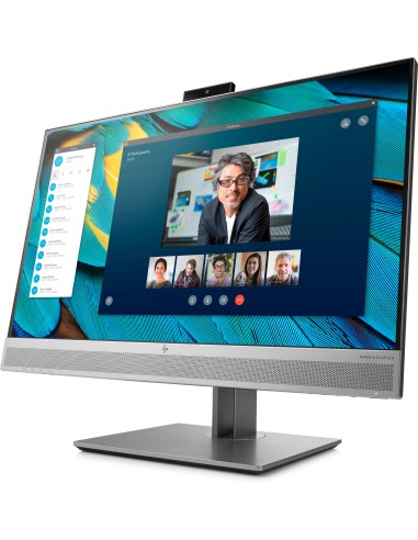 HP EliteDisplay E243m 60,5 cm (23.8") 1920 x 1080 Pixel Full HD LED Nero, Argento