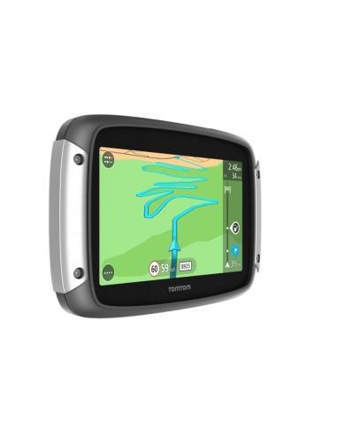 TomTom Rider 40 navigatore Fisso 10,9 cm (4.3") Touch screen 280 g Nero, Argento
