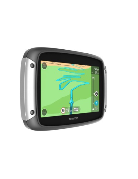 TomTom Rider 40 navigatore Fisso 10,9 cm (4.3") Touch screen 280 g Nero, Argento