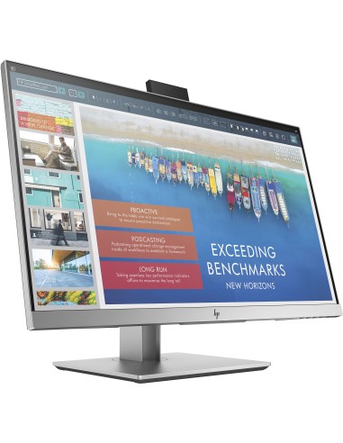 HP EliteDisplay E243d 60,5 cm (23.8") 1920 x 1080 Pixel Full HD LED Argento